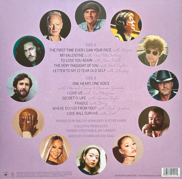 Виниловая пластинка BARBRA STREISAND THE SECRET OF LIFE: PARTNERS VOLUME 2