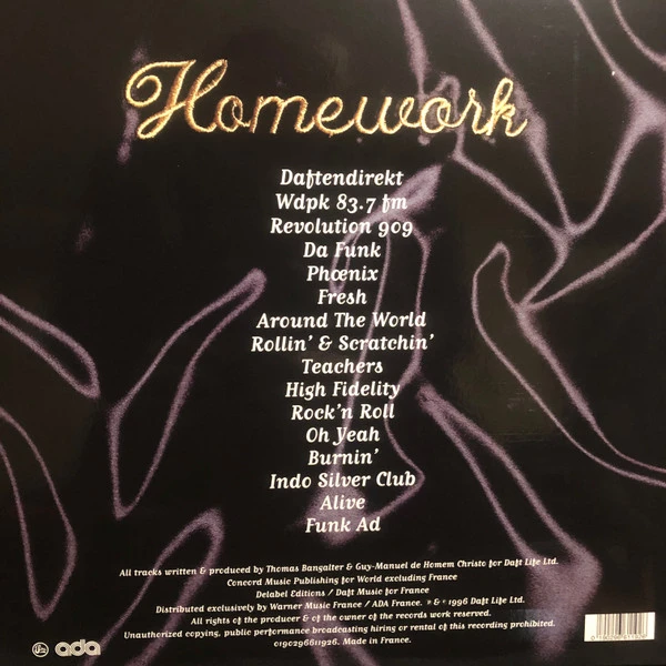 Виниловая пластинка DAFT PUNK HOMEWORK