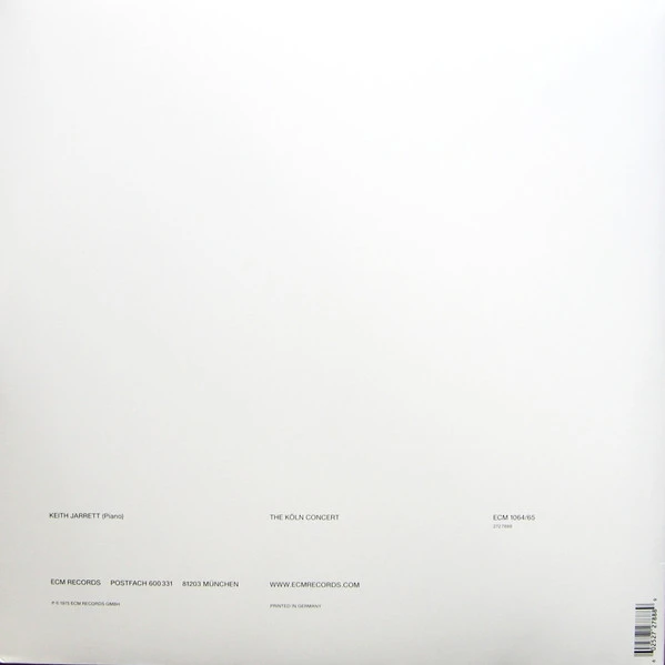 Виниловая пластинка KEITH JARRETT THE KÖLN CONCERT