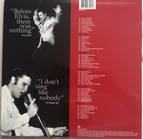 Виниловая пластинка ELVIS PRESLEY 50 Greatest Hits