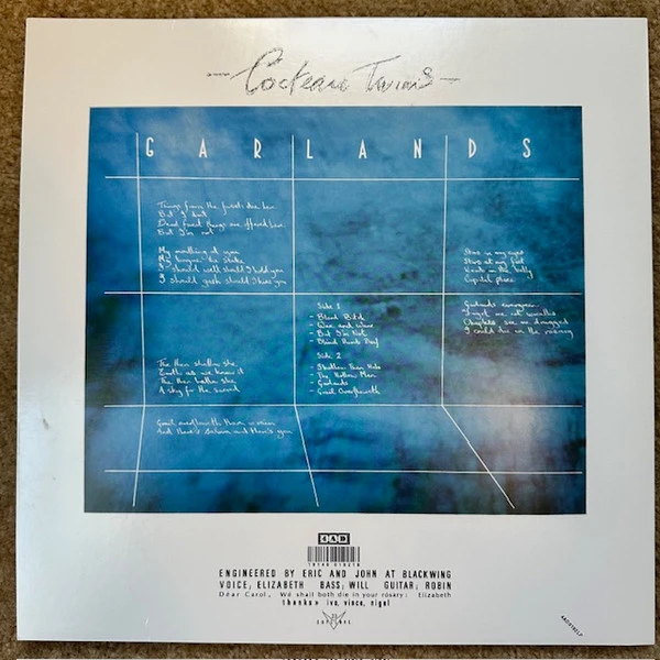 Виниловая пластинка COCTEAU TWINS GARLANDS