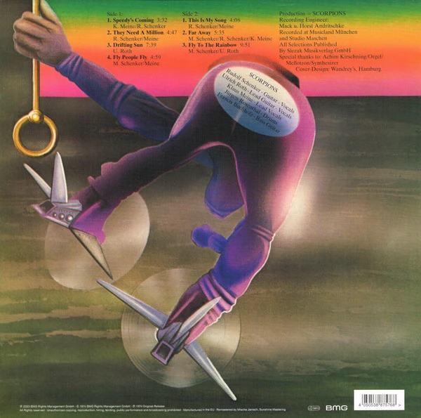 Виниловая пластинка SCORPIONS FLY TO THE RAINBOW
