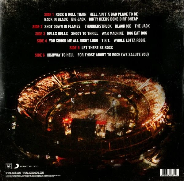 Виниловая пластинка AC/DC LIVE AT RIVER PLATE