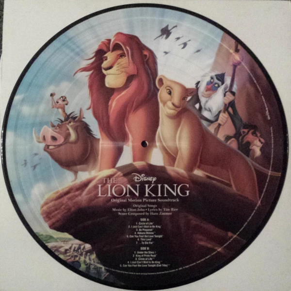 Виниловая пластинка HANS ZIMMER THE LION KING