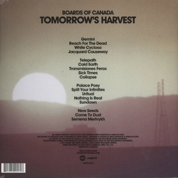 Виниловая пластинка BOARDS OF CANADA TOMORROW'S HARVEST
