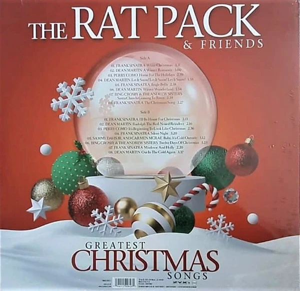 Виниловая пластинка FRANK SINATRA, DEAN MARTIN & SAMMY DAVIS JR. THE RAT PACK GREATEST CHRISTMAS SONGS