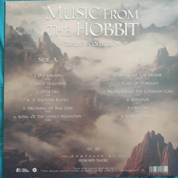 Виниловая пластинка CITY OF PRAGUE PHILHARMONIC ORCHESTRA THE HOBBIT - FILM MUSIC COLLECTION