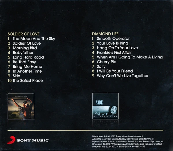 CD SADE — DIAMOND LIFE