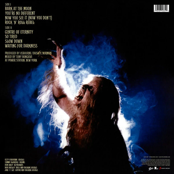 Виниловая пластинка OZZY OSBOURNE BARK AT THE MOON
