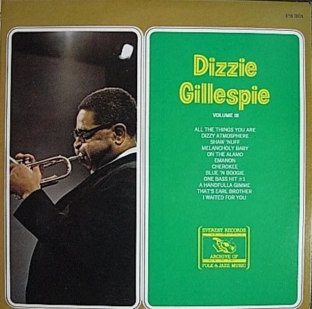 Виниловая пластинка DIZZY GILLESPIE VOLUME III