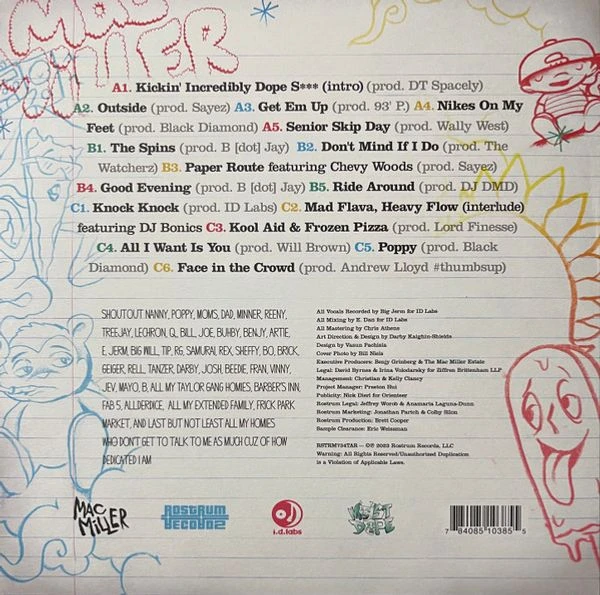 Виниловая пластинка MAC MILLER K.I.D.S.