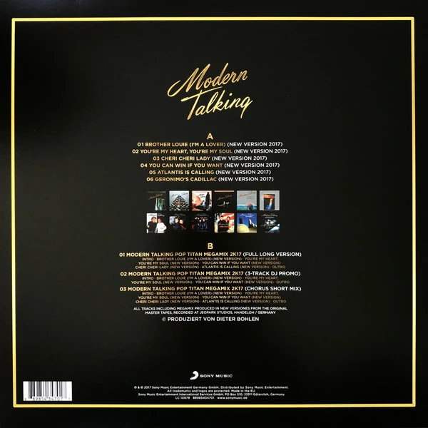Виниловая пластинка MODERN TALKING Back for Gold