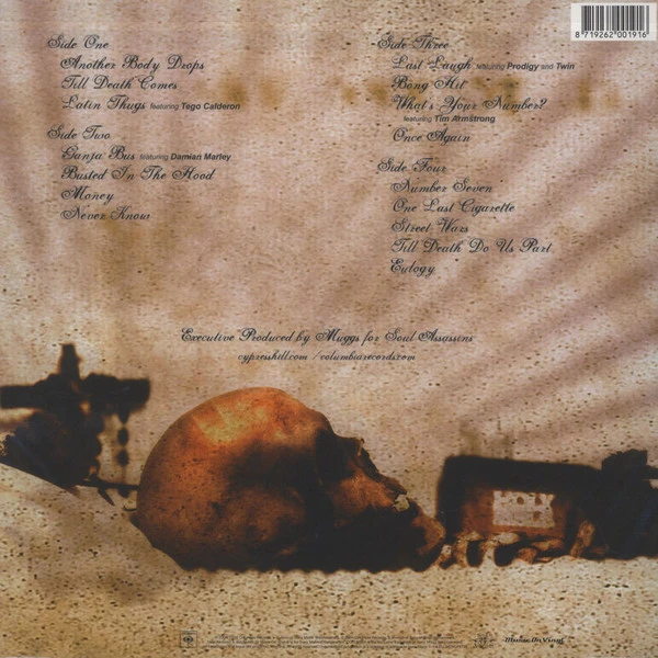 Виниловая пластинка CYPRESS HILL TILL DEATH DO US PART