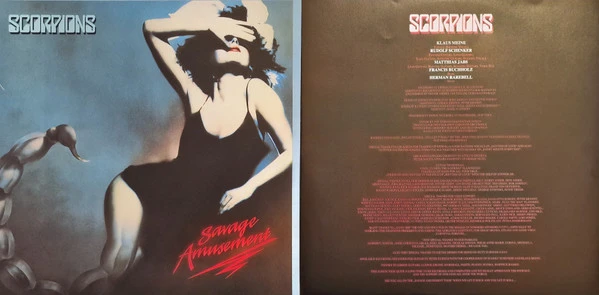 Виниловая пластинка SCORPIONS SAVAGE AMUSEMENT