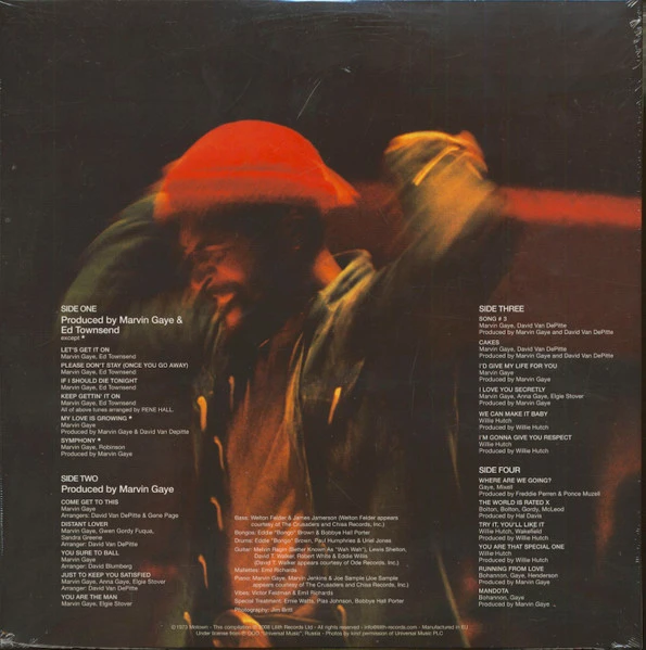 Виниловая пластинка MARVIN GAYE LET'S GET IT ON