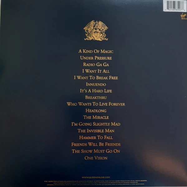 Виниловая пластинка QUEEN GREATEST HITS 2