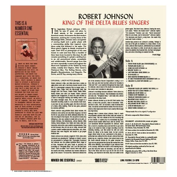 Виниловая пластинка ROBERT JOHNSON KING OF THE DELTA BLUES SINGERS