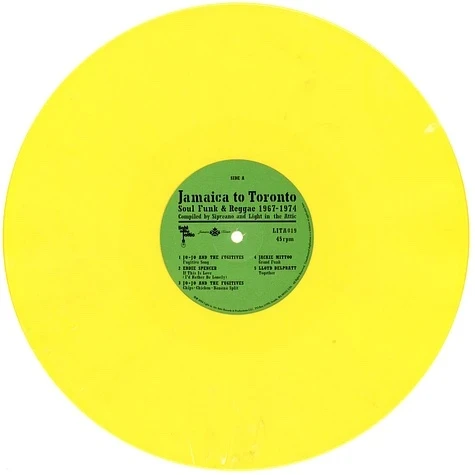Виниловая пластинка VARIOUS JAMAICA TO TORONTO: SOUL, FUNK & REGGAE 1967-1974