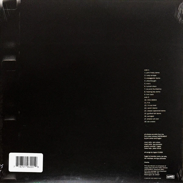 Виниловая пластинка FUGAZI INSTRUMENT SOUNDTRACK