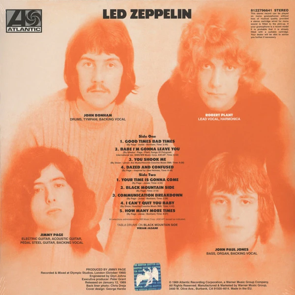Виниловая пластинка LED ZEPPELIN I