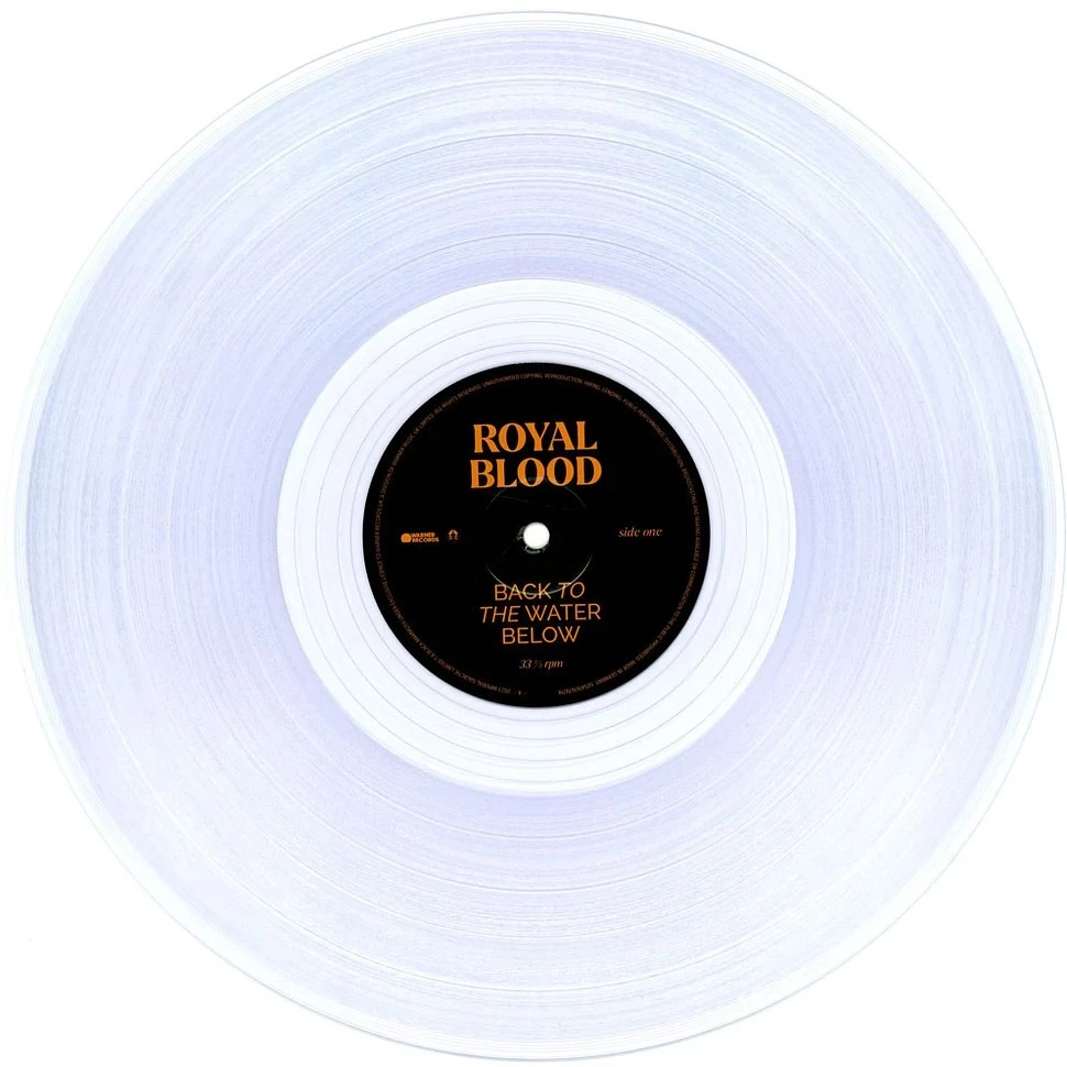 Виниловая пластинка ROYAL BLOOD BACK TO THE WATER BELOW