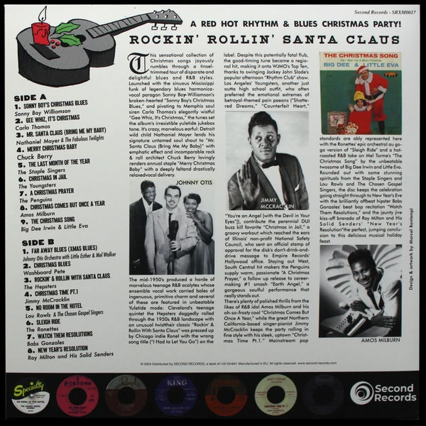 Виниловая пластинка VARIOUS ROCKIN ROLLIN SANTA CLAUS