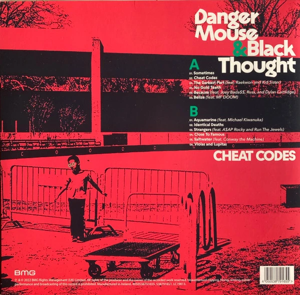 Виниловая пластинка DANGER MOUSE AND BLACK THOUGHT CHEAT CODES