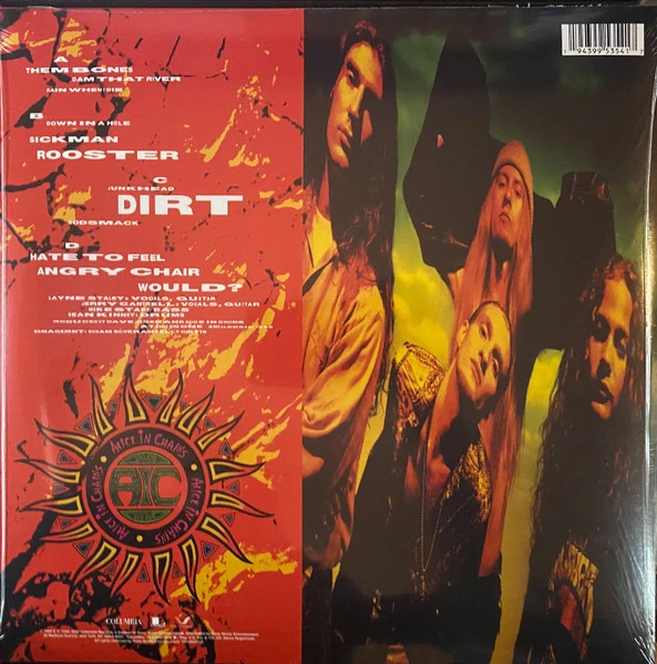 Виниловая пластинка ALICE IN CHAINS Dirt