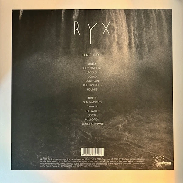 Виниловая пластинка RY X UNFURL
