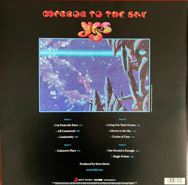 Виниловая пластинка YES MIRROR TO THE SKY