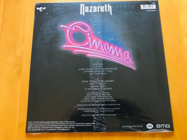 Виниловая пластинка NAZARETH CINEMA