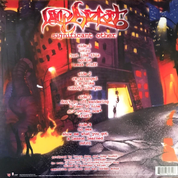 Виниловая пластинка LIMP BIZKIT SIGNIFICANT OTHER