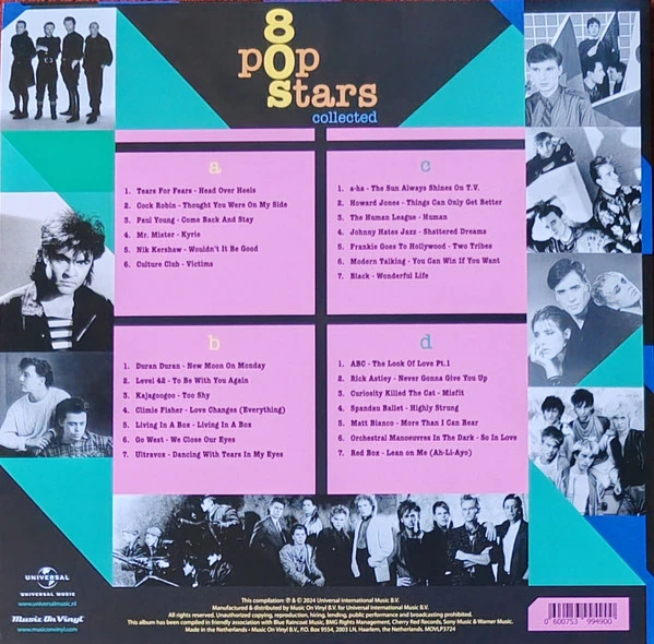 Виниловая пластинка VARIOUS 80S POP STARS COLLECTED