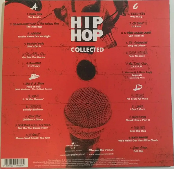 Виниловая пластинка VARIOUS HIP HOP COLLECTED