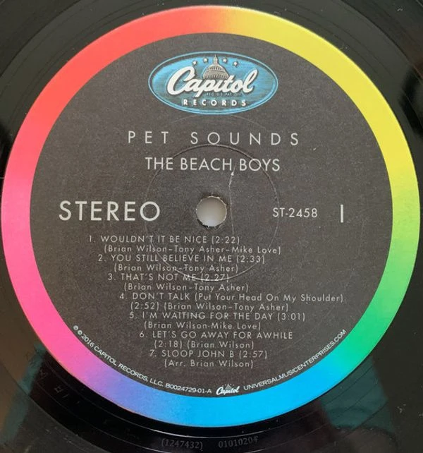 Виниловая пластинка THE BEACH BOYS PET SOUNDS 