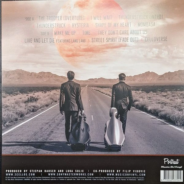 Виниловая пластинка 2 CELLOS CELLOVERSE