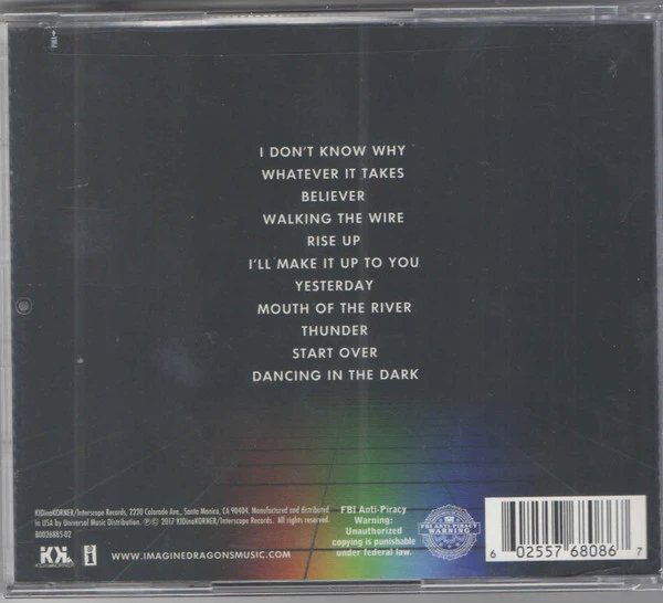 CD IMAGINE DRAGONS — EVOLVE