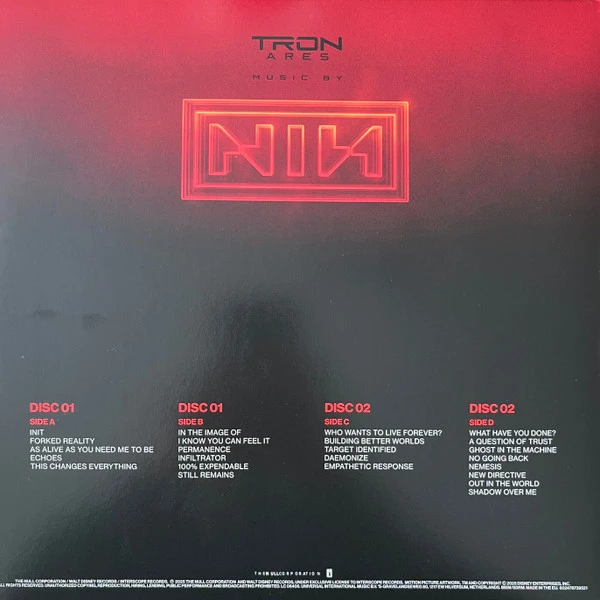 Виниловая пластинка NINE INCH NAILS OST TRON: ARES