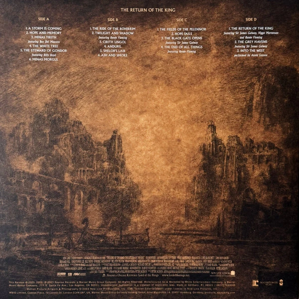 Виниловая пластинка HOWARD SHORE OST LORD OF THE RINGS: THE RETURN OF THE KING