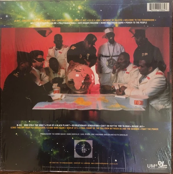 Виниловая пластинка PUBLIC ENEMY FEAR OF A BLACK PLANET