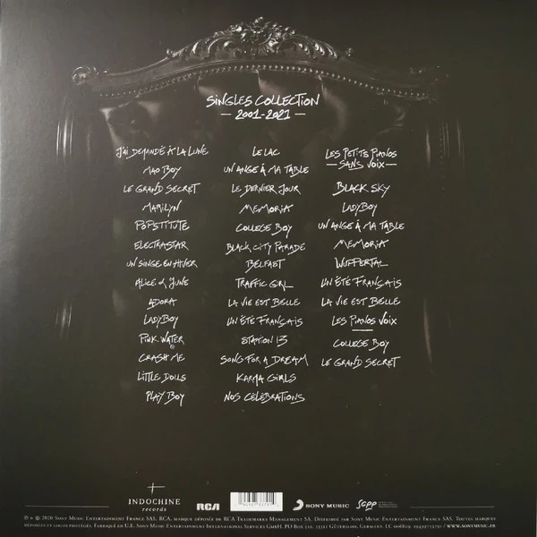 Виниловая пластинка INDOCHINE SINGLES COLLECTION (2001-2021)