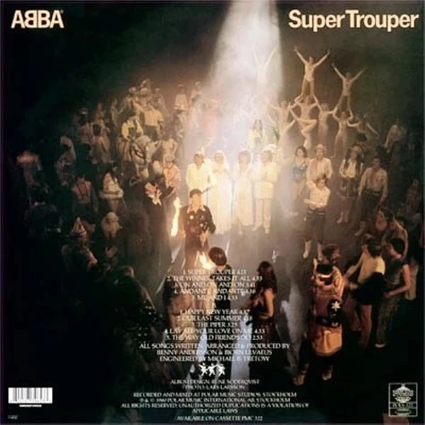 Виниловая пластинка ABBA SUPER TROUPER