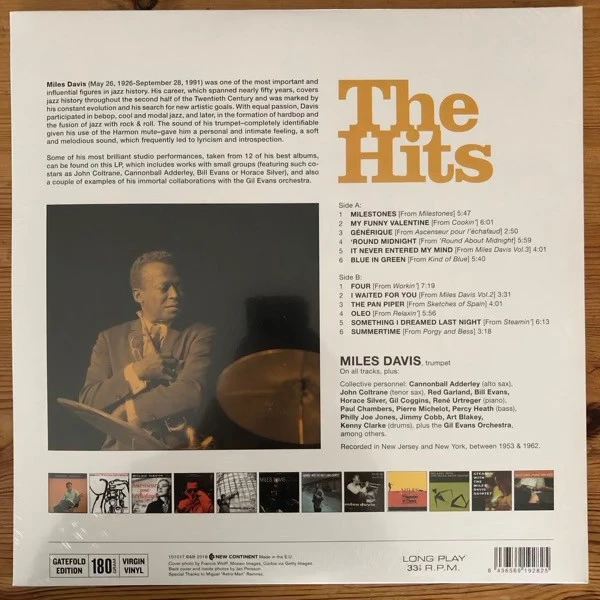 Виниловая пластинка MILES DAVIS THE HITS