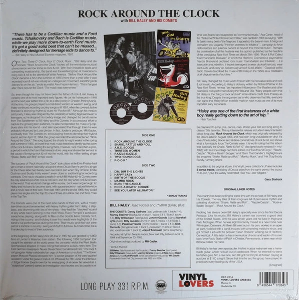 Виниловая пластинка BILL HALEY  ROCK AROUND THE CLOCK