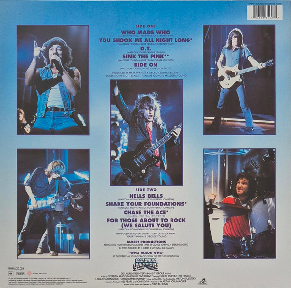 Виниловая пластинка AC/DC Who Made Who