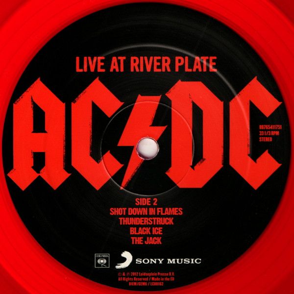 Виниловая пластинка AC/DC LIVE AT RIVER PLATE