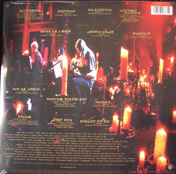 Виниловая пластинка ALICE IN CHAINS UNPLUGGED 30TH ANNIVERSARY