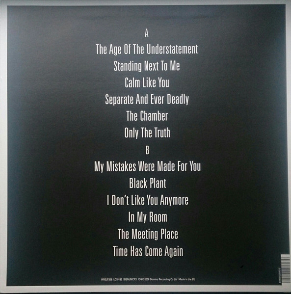 Виниловая пластинка LAST SHADOW PUPPETS AGE OF THE UNDERSTATEMENT