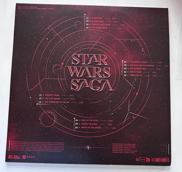 Виниловая пластинка CITY OF PRAGUE PHILHARMONIC ORCHESTRA STAR WARS SAGA