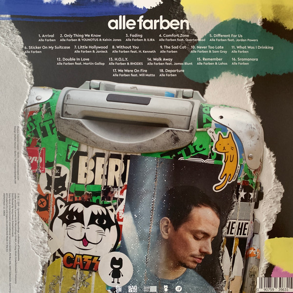Виниловая пластинка ALLE FARBEN STICKER ON MY SUITCASE